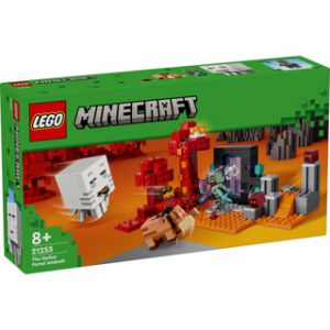 Lego Minecraft 21255 hinderlaag bij het nether portaal