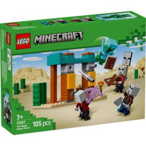 Lego minecraft 21267 de illagers in de woestijn