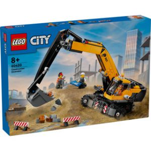 Lego city 60420 big vehicles gele graafmachine