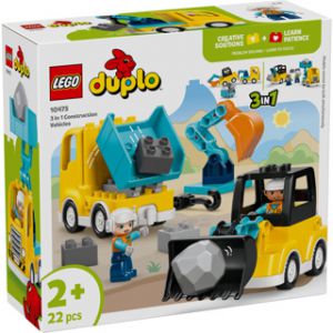 LEGO Duplo Town 10475 3In1 Bouwvoertuigen 