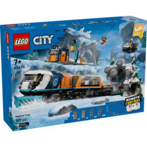 Lego city 60470 onderzoekstrein op de noordpool