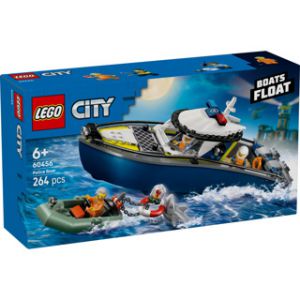 Lego city 60456 achtervolging met politieboot