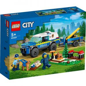 Lego city 60369 mobiele training voor politiehonden