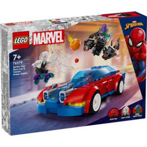 Lego superheroes 76279 Spiderman racewagen en Venom green goblin