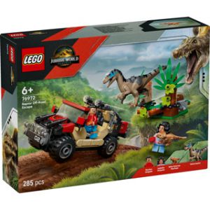 Lego jurassic world 76972 offroad raptorontsnapping