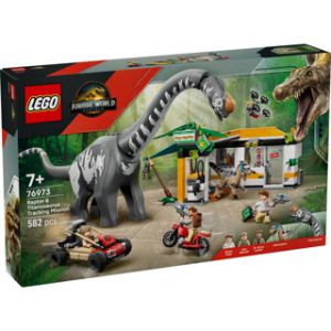 Lego jurassic world 76973 raptor en titanosaurus