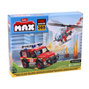 Max city brandweer auto 265-delig 