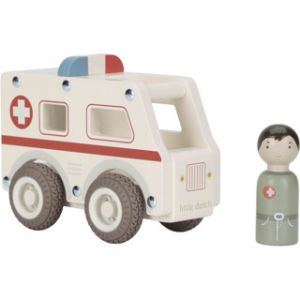 Little Dutch ambulance met pegdoll fsc 