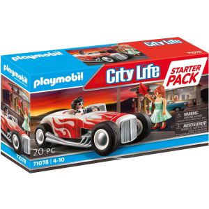 Playmobil city life 71078 starterpack hot rod