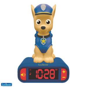 Wekker radio paw patrol 3D met licht en geluidseffect