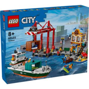 Lego city 60422 haven met vrachtschip