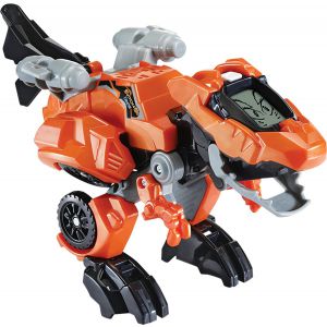 VTech Switch & Go Dino's Fire Troy T-Rex - Speelgoed Dinosaurus - Oranje