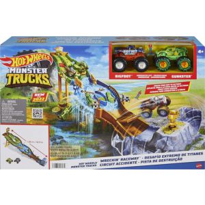 Hot Wheels monster trucks wreckin raceway racebaan