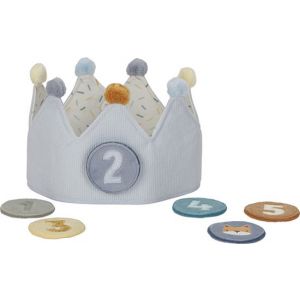 Little dutch verjaardagskroon met cijfers blauw