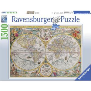 puzzel Wereldkaart 1594 Legpuzzel 1500 stukjes