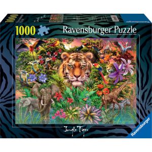 Puzzel 1000 stuks jungle tiger