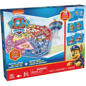Paw Patrol 2-pack: memo en pop-up spel