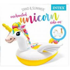 Opblaas luchtbed unicorn 201x140x97cm