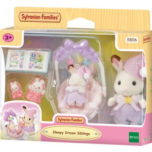 Sylvanian Families 5806 Slaperige droomset broer- zus 