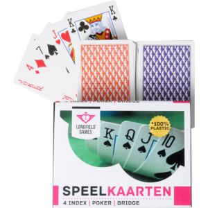 Speelkaarten etui 100% plastic
