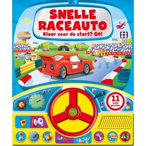 Geluidenboek snelle raceauto