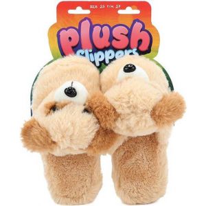  Pluchen pantoffels / sloffen Hond maat 28-30