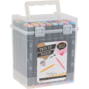  Duo markers 48 stuks in een box. 