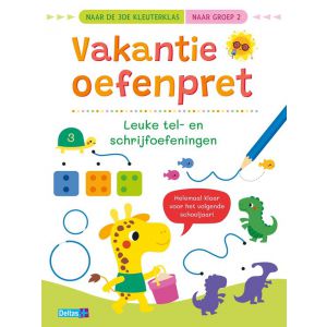 Vakantie oefenpret - leuke tel- en schrijfoefeningen - naar groep 2