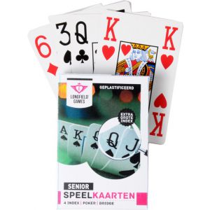 Speelkaarten senior - grote tekens