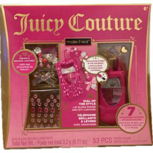 Juicy couture lip gloss phone and nail set