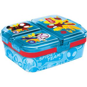 Spiderman: Lunchbox met 3 extra aparte vakken - Spidey