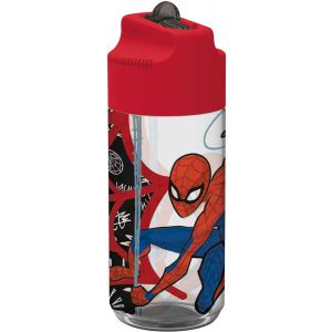 Marvel Drinkfles Spider-man Jongens 430 Ml Tritan Transparant 