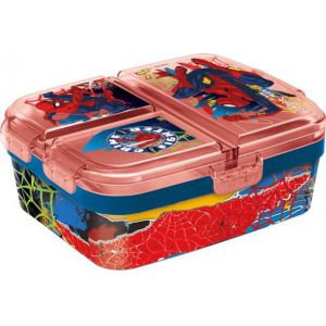 Spiderman: Lunchbox met 3 extra aparte vakken - Midnight Flyer