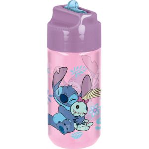 Tritan waterfles stitch pink jungle