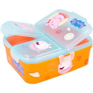 Peppa Pig: Lunchbox met 3 extra aparte vakken