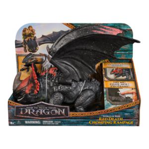 How To Train Your Dragon Red Death Chomping Rampage Playset