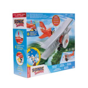 Sonic Tornado biplane inclusief 6,5 cm figuur 