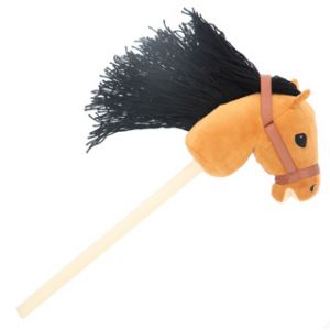 Pluchiez pluche stokpaard lange manen 70 cm 