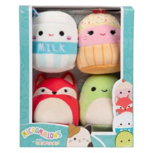 Micromallows 6,5 cm pluche 4 pack