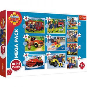 Puzzel 10 In 1 Brandweerman Sam 