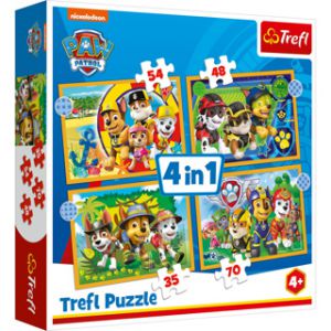 Puzzel Paw Patrol 4 in 1 