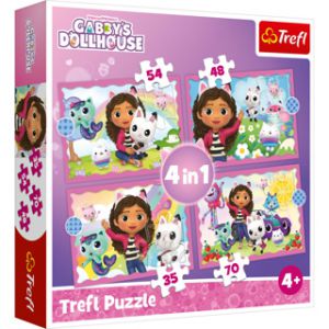 Puzzel Gabby's dollhouse 4-in-1