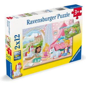 Ravensburger puzzel prince princess 2x12st 