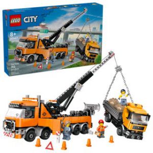 Lego city 60467 zware sleepwagen met kraan