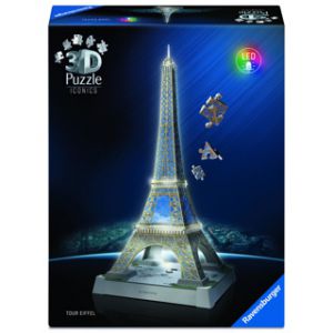 Puzzel 3D eiffeltoren met licht