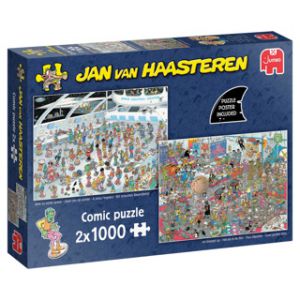 Puzzel Jan Van Haasteren Ruimte en Film (2x1000) 