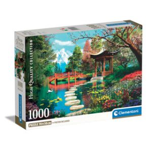 Puzzel 1000 stukjes tuinen van Fuji