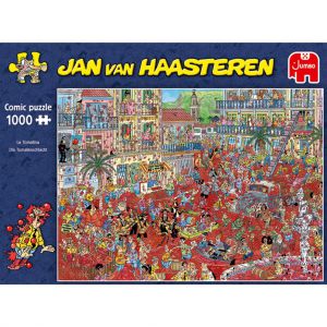 Puzzel Jan Van Haasteren La Tomatina 1000 Stukjes