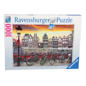 Puzzel 1000 stuks Amsterdam fietsenstalling