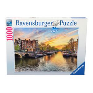 Puzzel 1000 stuks Amsterdam grachtenoever